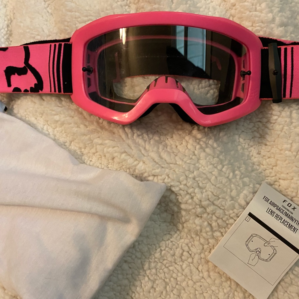fox googles and dust bag